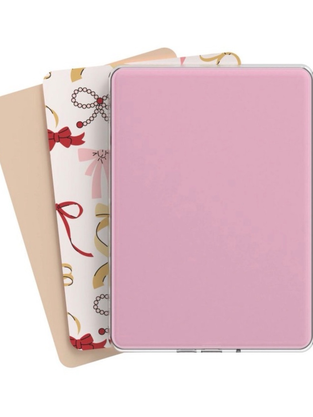 New! Gems E-Reader Kindle Paperwhite Clear Case with Bow Insert’s